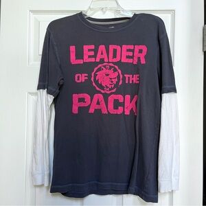 NWOT Old Navy Gray Long Sleeve Graphic Tee – XL (14/16)